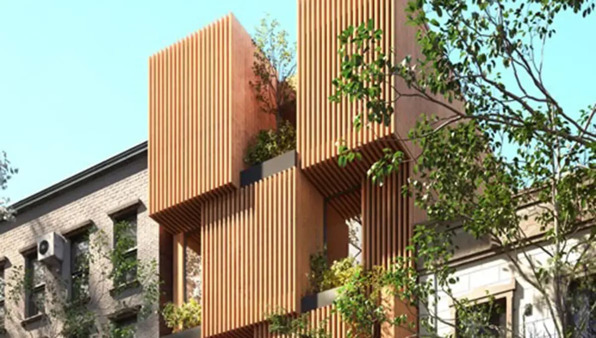 معماری متفاوت نمای آپارتمان یوسف آباد (عکس)